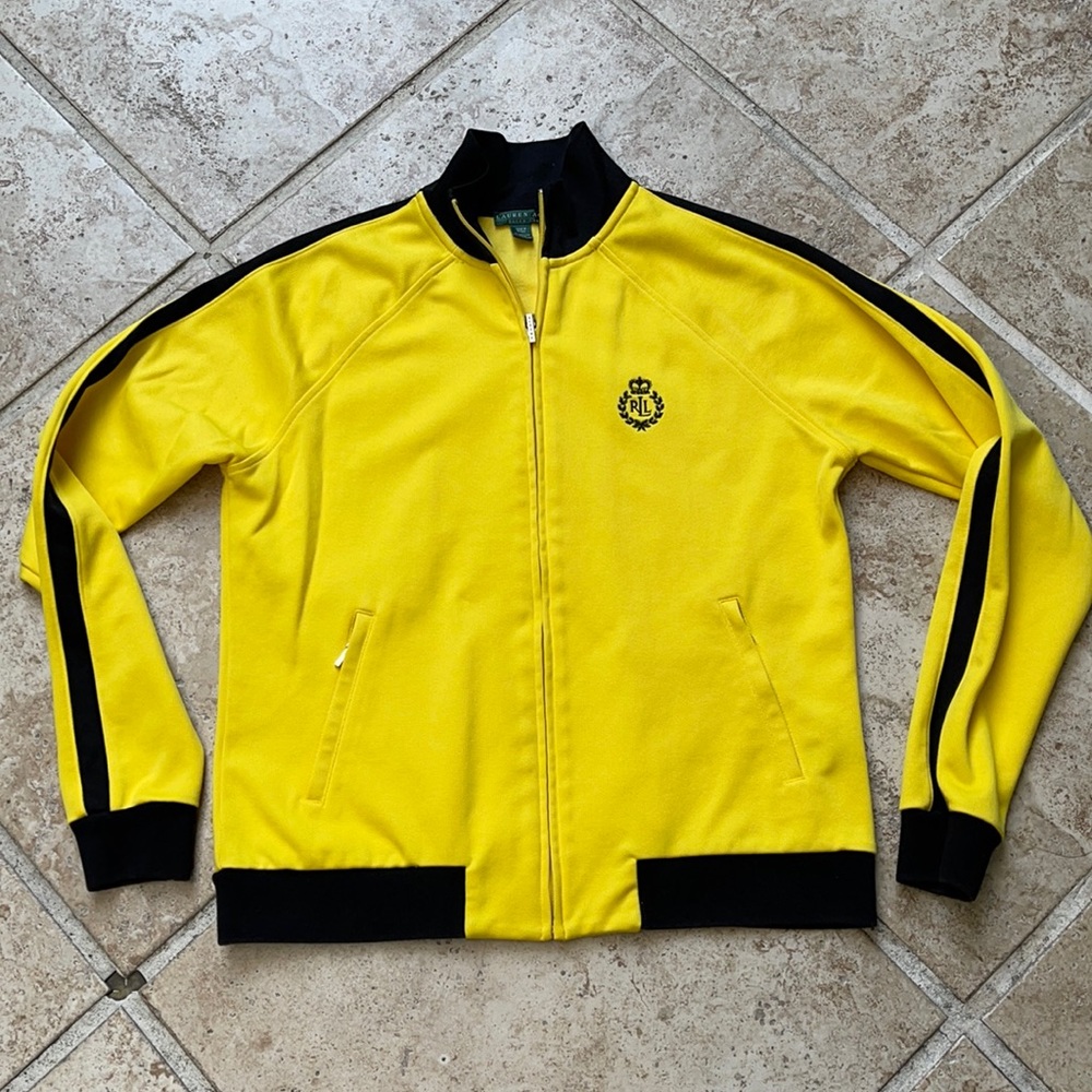 Ralph Lauren Active yellow sweater with zipper